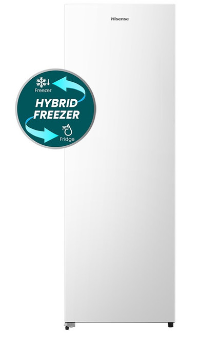 Hisense 240L White Single Door Hybrid Fridge/Freezer - HRVF240