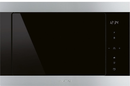 Smeg Classic 25L Stainless Steel Built-In Microwave with Grill - FMIA325X