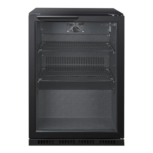 Husky Home Bar Single Door 122L Black Bar Fridge - C1HHMBBKAU
