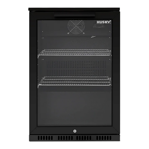 Husky 118L Black Single Glass Door Alfresco Drink Chiller With Anti-Condensation - ALFC1BK840ELB
