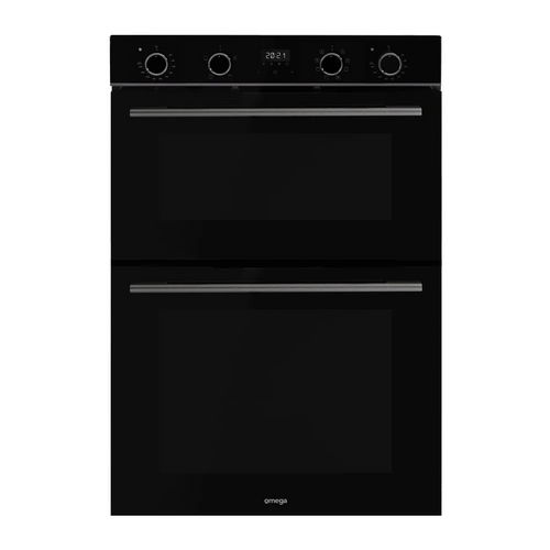 Omega 60cm Midnight 12 Function Double Oven - ODO6012M