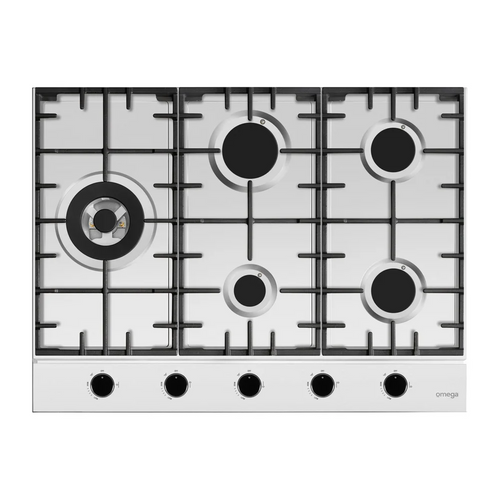 Omega 70cm Stainless Steel Gas Cooktop - OCG705WX