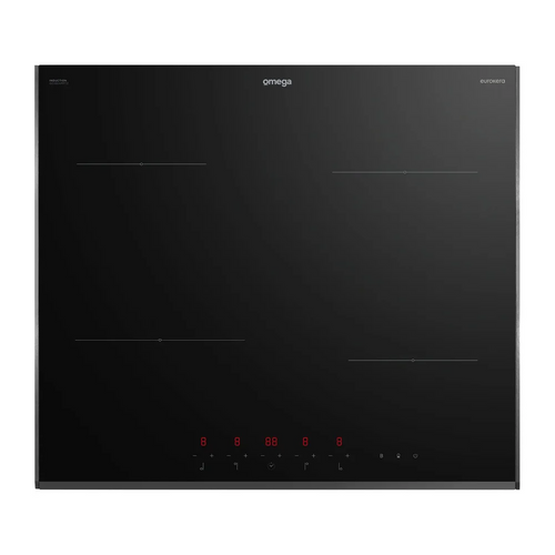 Omega 60cm Black 4 Zone Induction Cooktop - OCI604PPTZ