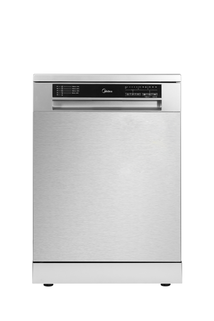 Midea 60cm Stainless Steel Freestanding Dishwasher - 14 Place Settings - MDWPF1433F(SS)-WG