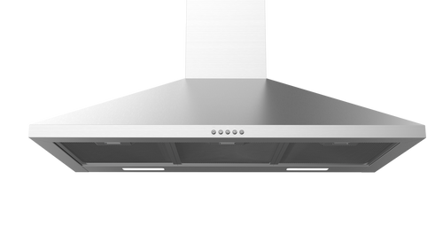 Midea 90cm Stainless Steel Pyramid Canopy Rangehood - 450m3/hr - 90A15-EA26