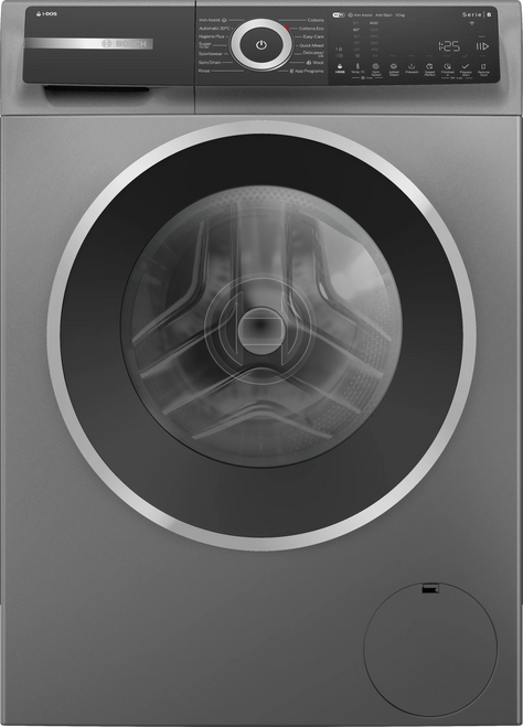 Bosch 10kg Cast Iron Grey Front Loader Washing Machine - Series 8 - WGH254ARAU