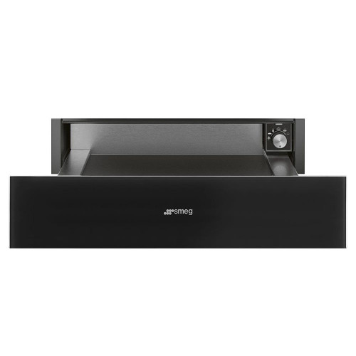 Smeg 15cm Linea Warming Drawer - Black - CPR115N