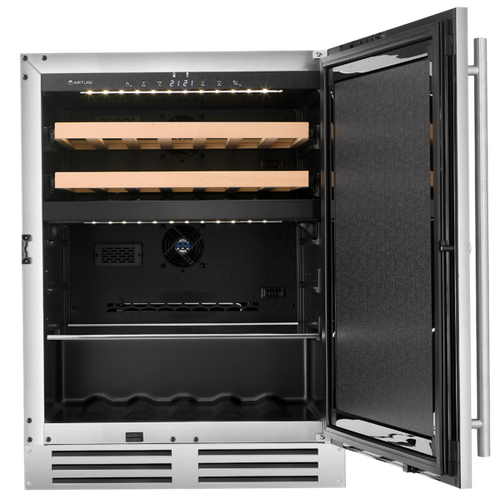 Artusi 70cm Stainless Steel Dual Zone Outdoor Beverage Chiller - AOFDZ127X