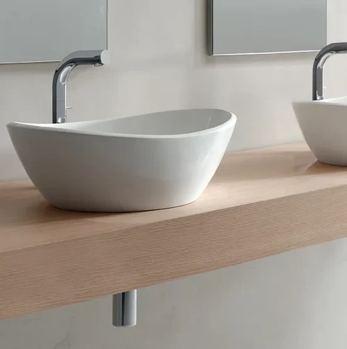 Victoria + Albert Amalfi Matt Stone Grey 55 Basin - VB-AML-55-NO+VMC