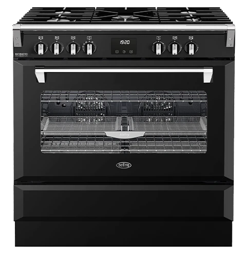 Belling 90cm Richmond Deluxe Pyrolytic Dual Fuel Freestanding Oven - BRSC90PDF+COLOUR