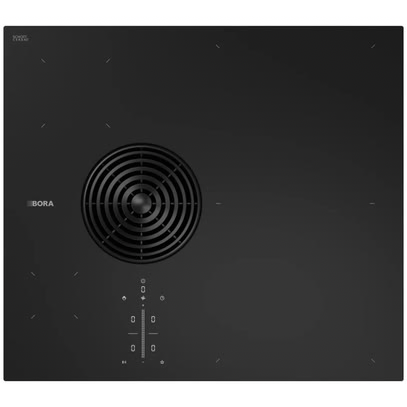 Bora 58cm S Pure 4 Zone Glossy Black Induction Cooktop With Integrated Recirculating Extractor - Series 2 - PURSU2