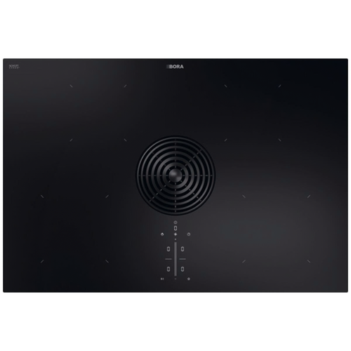 Bora 76cm Pure 4 Zone Matte Black Induction Cooktop With Integrated Recirculating Extractor - Series 2 - PURU2R