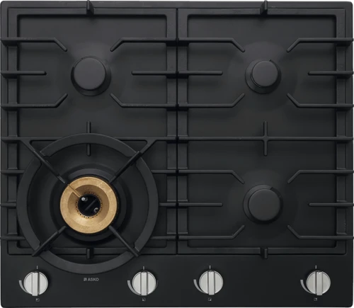 Asko 60cm Anthracite Gas Cooktop - 4 Burner - HG1666AD