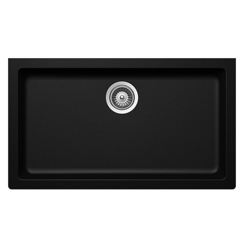 Schock Signus 720mm Black Cristadur UnderMount Sink - N-100XLYB