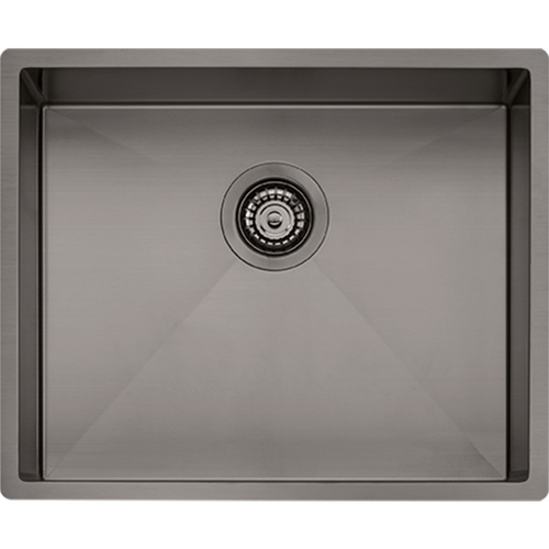 Oliveri Spectra 500mm Gun Metal Single Bowl Sink - SB50GM