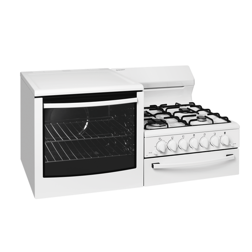 WESTINGHOUSE ELEVATED GAS FREESTANDING COOKER 4 ZONE OVEN - WDG101WB