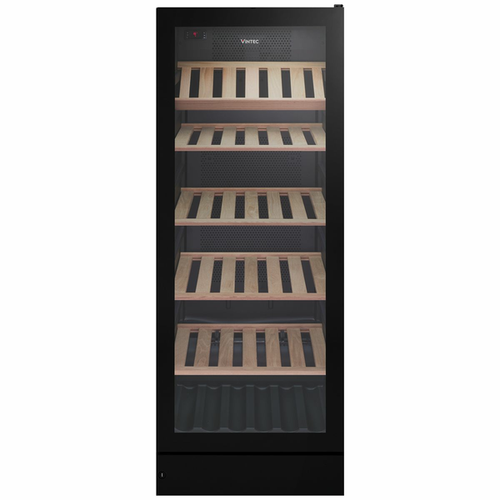 Vintec 148 Bottle Black Multi Zone Wine Cabinet - VWM148SBA-R/VWM148SBA-L