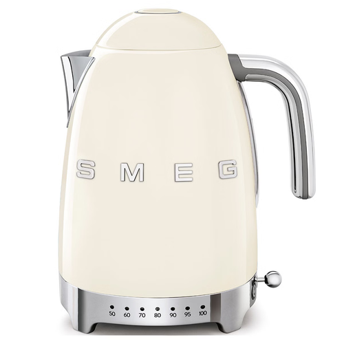 Smeg Cream Retro Style Variable Temperature Electric Kettle - KLF04CRAU