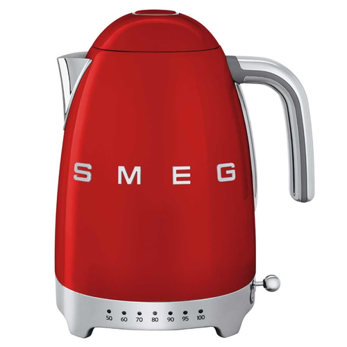 Smeg Red Retro Style Variable Temperature Electric Kettle - KLF04RDAU