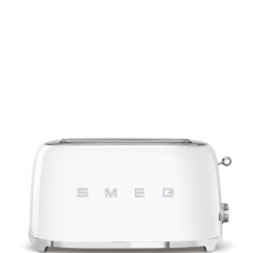Smeg White Retro Style 4 Slice Toaster - TSF02WHAU