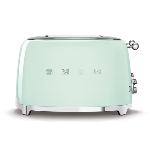 Smeg Pastel Green Retro Style 4 Slice Extra Wide Toaster - TSF03PGAU