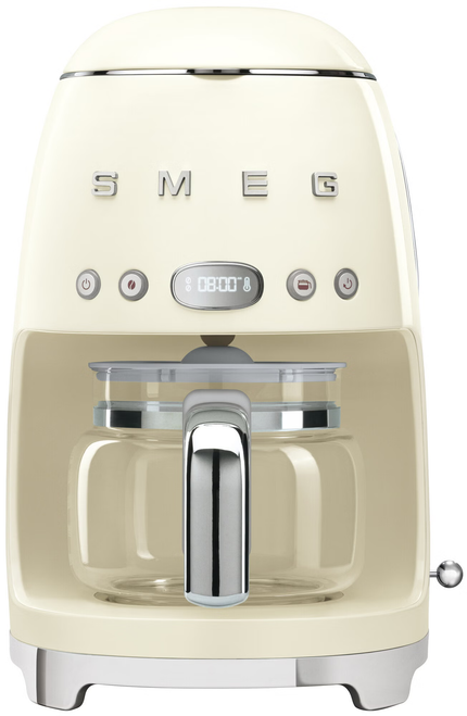 Smeg Cream Retro Style Drip Coffee Machine - DCF02CRAU