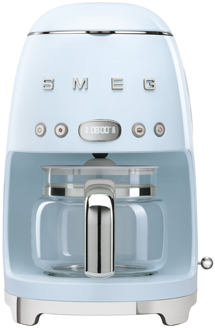 Smeg Pastel Blue Retro Style Drip Coffee Machine - DCF02PBAU