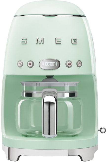 Smeg Pastel Green Retro Style Drip Coffee Machine - DCF02PGAU