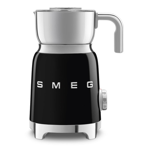 Smeg Black Retro Style Milk Frother - MFF11BLAU
