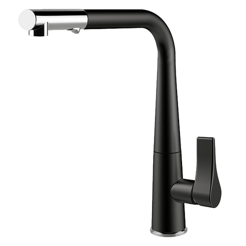 GESSI EMPORIO BLACK PROTON DUAL SPRAY PULLOUT TAP - 17177B - DISPLAY*