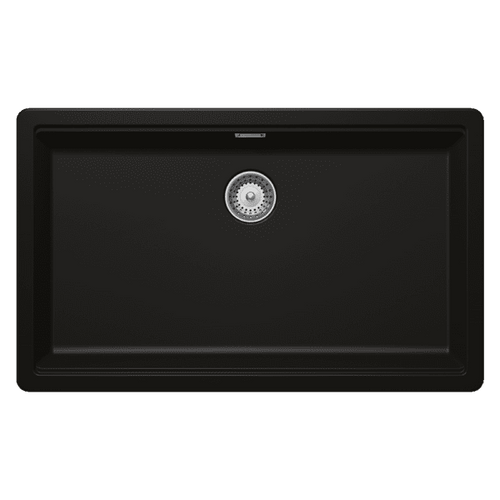 Schock Green Line Greenwich 750mm Black Large Single Bowl Sink - GN-100XLNT