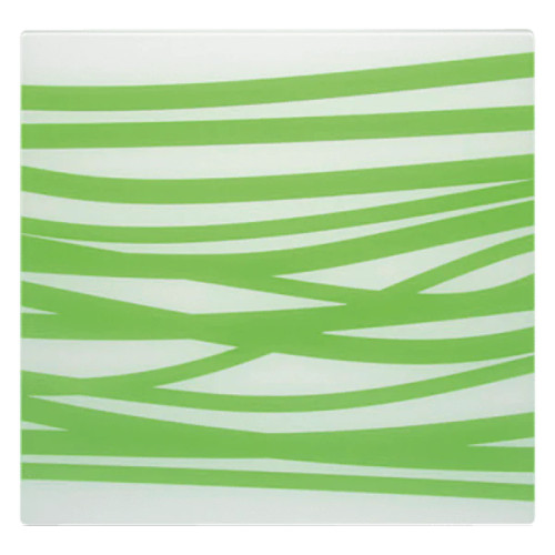Abey White/Green Glass Chopping Board - 629064/1