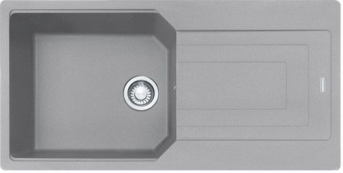 Franke Urban 1000mm Stone Grey Singlebowl Fragranite Sink - UBG611-100SG-REV
