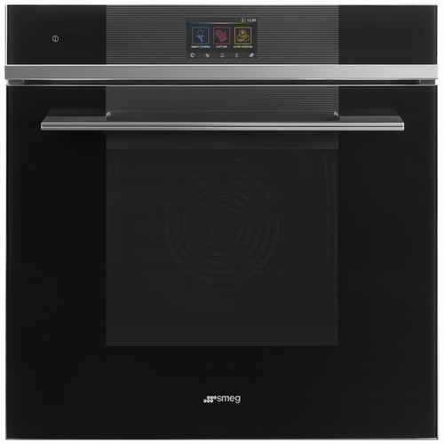 Smeg Linea 60cm Black Pyrolytic Oven with Steam - SOPA6104S2PN