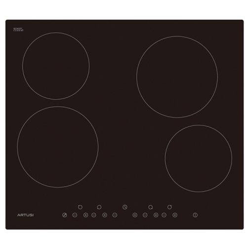 Artusi 60cm Ceramic Cooktop - 4 Zones - CACC60