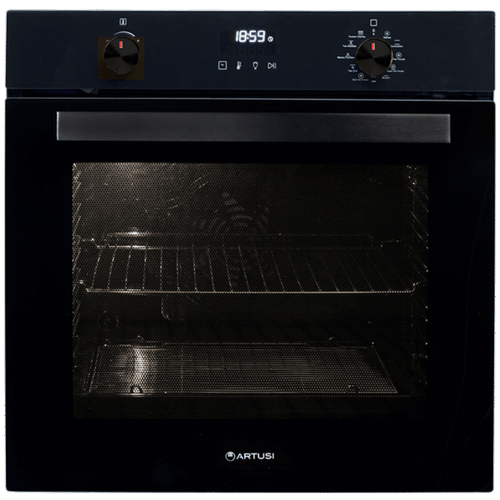 Artusi 60cm Black Built-In Pyrolytic Oven - CAO610BP