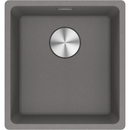 Franke Maris 370mm Stone Grey Single Bowl Fragranite Under Mount Sink - MRG110-37SG