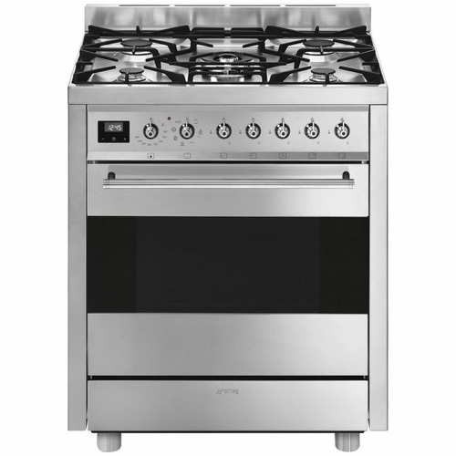 Smeg 70cm Dual Fuel Freestanding Cooker - 5 Burners - CS7GMXA