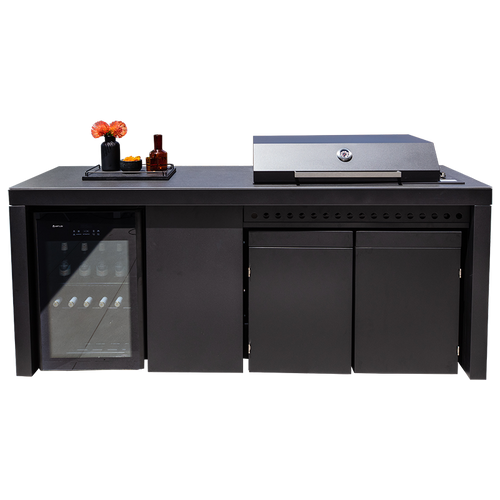 Artusi 2400mm Aperto Ferro Outdoor Kitchen - QAP24FG