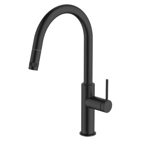 Abey Gareth Ashton Poco Black Pullout Tap - 6K1-B