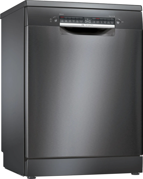Bosch 60cm Black Inox Freestanding Dishwasher - Series 4 - SMS4HVB01A
