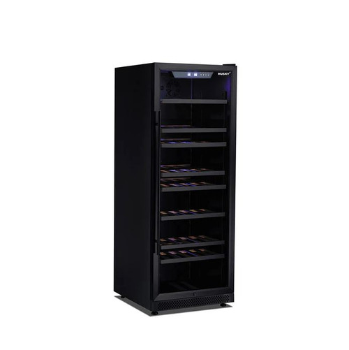 Husky Riserva 380L Single Zone Black Wine Fridge - HUSWS128SMBZY