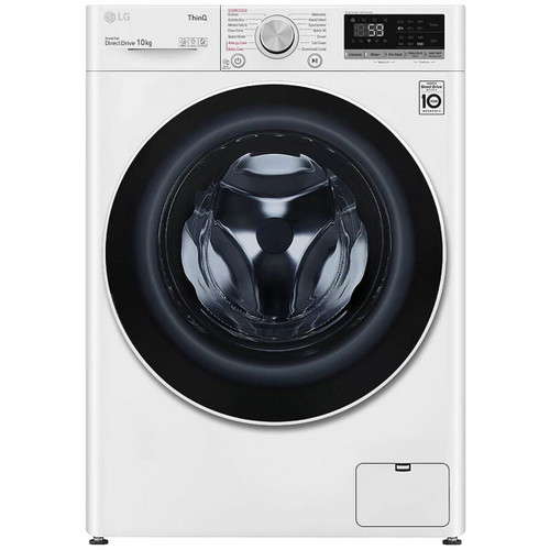 LG 10Kg White Front Loader Washer With Steam - Series 5 - WV5-1410W