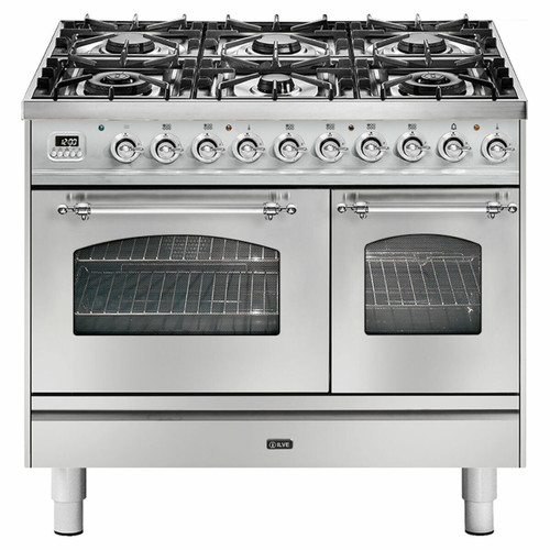 Ilve 100cm Nostalgie Dual Fuel Freestanding Cooker - PD106DNE3 + COLOUR OPTIONS