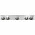 Ilve 90cm 4 Burner Gas Cooktop With Tepanyaki Plate - HCB90FC/SS