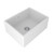 Shaws Classic Shaker 795mmD White Fireclay Single Bowl Sink - SCSH108WH