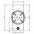 Pitt Brass Azuma 1 Burner Natural Gas Cooktop - AZUMA1PT/NG
