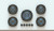 Pitt Brass Elbrus 5 Burner Natural Gas Cooktop - ELBRUS5PT/NG