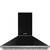Smeg 120cm Portofino Wallmount Rangehood - Black - KPFA12BL