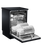 Haier Black Freestanding Dishwasher With Steam - 600 Series - HDW15F3B1